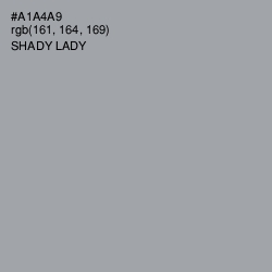 #A1A4A9 - Shady Lady Color Image